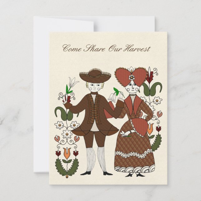 Harvest Dance Invitation (Front)