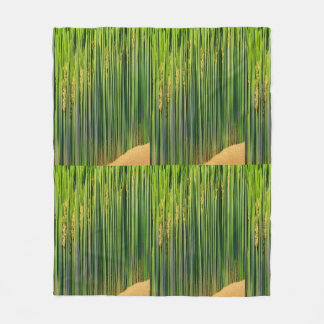 Harvest Dreams Crop Print Fleece Blanket.