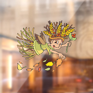 Harvest Fairy Window Cling