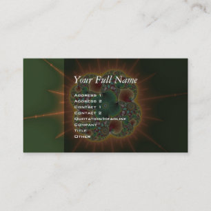 Harvest Festival - Abstract Art Business Card