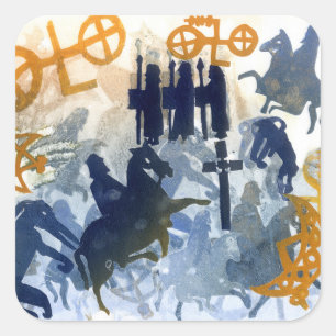 Harvest FEstival Square Sticker