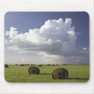 Harvest fields with storm clouds, Heidelberg Mouse Mat