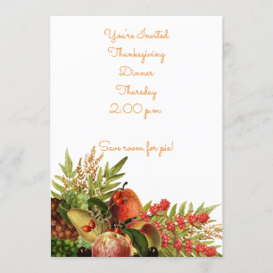 Harvest Fruit Invitation