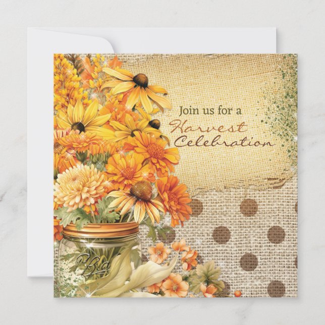 Harvest Gathering Invitation (Front)