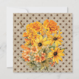 Harvest Gathering Thank You Card