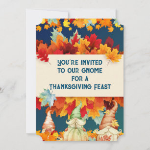 Harvest Gnomes Invitation