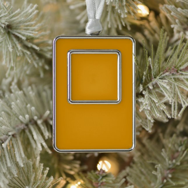 Harvest Gold Framed Ornament (Tree)