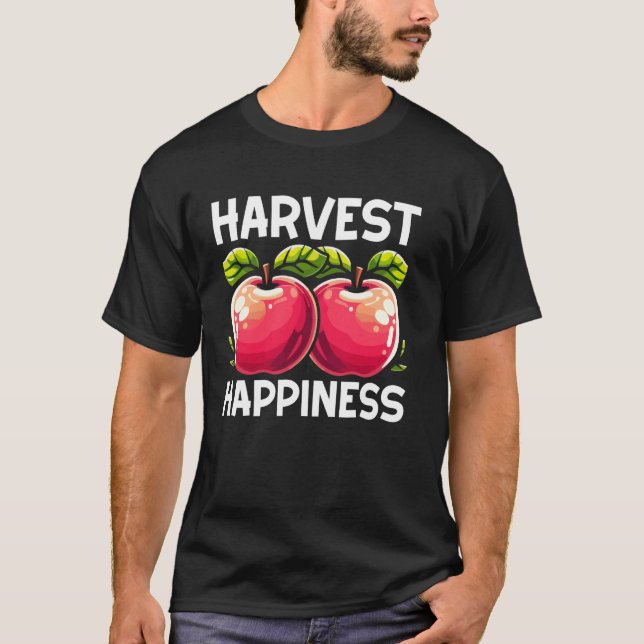 Harvest Happiness Apple T-Shirt (Front)
