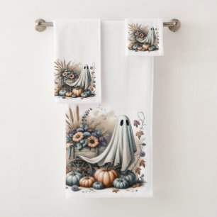 Harvest Haunt – Autumn’s Gentle Spirit Bath Towel Set