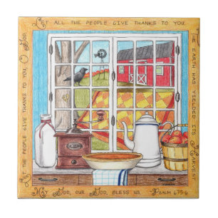 Harvest Home Inspirational Tile