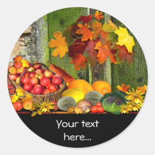 Harvest Home  ~  Round Sticker