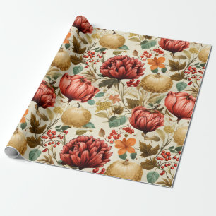 Harvest Hues Thanksgiving Wrapping Paper
