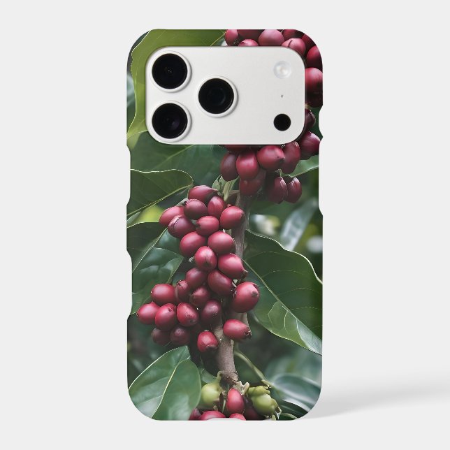 **"Harvest in Bloom: Coffee Beans on the Tree"** (Back)