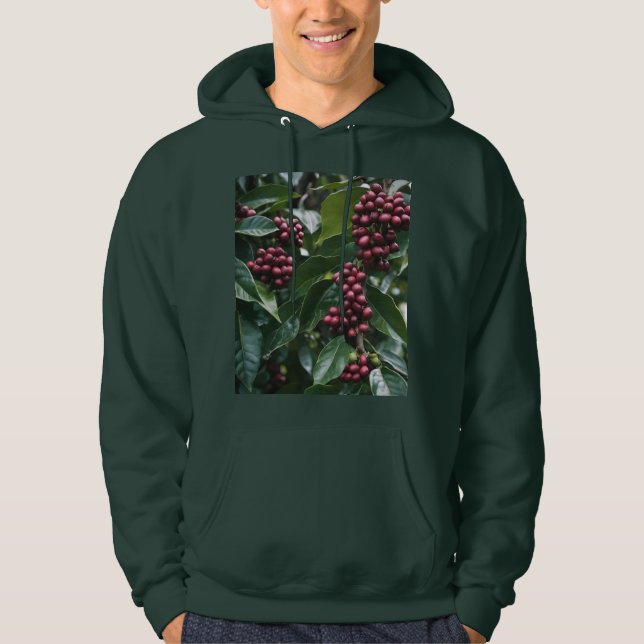 **"Harvest in Bloom: Coffee Beans on the Tree"** Hoodie (Front)