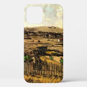 Harvest in Provence Montmajour by Vincent van Gogh iPhone 12 Case