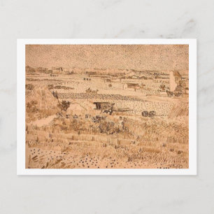 Harvest Landscape, Vincent van Gogh Postcard