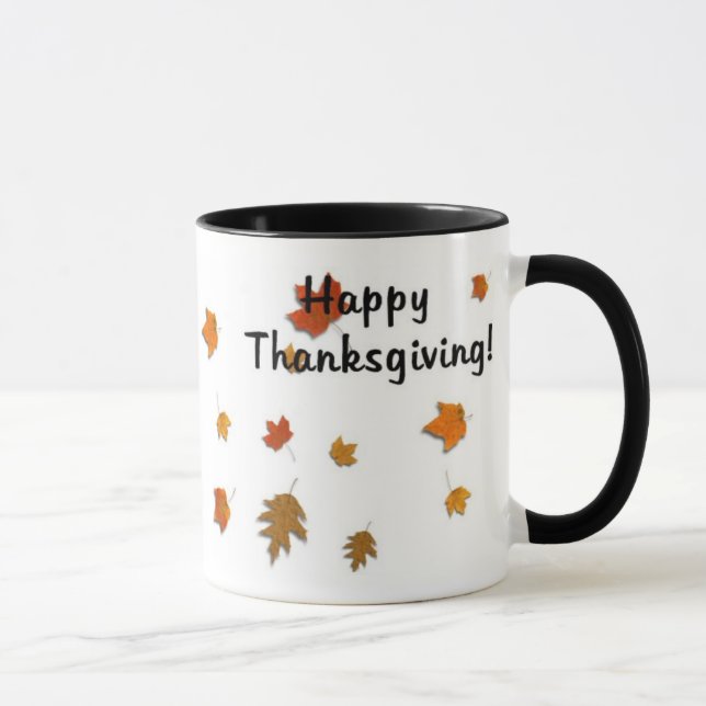 Harvest Leaves Mug (Right)