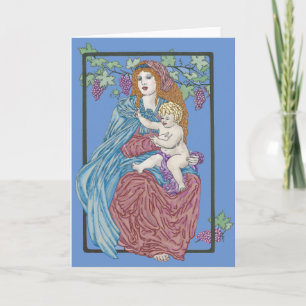 Harvest Madonna Holiday Card