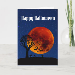 Harvest Moon Halloween Card