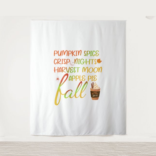 Harvest Moon Magic Fall T-shirt Tapestry (Front)