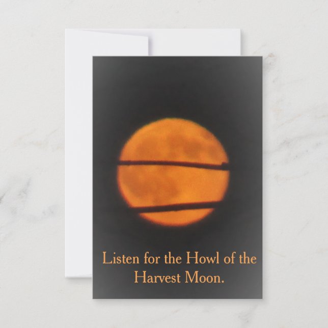 Harvest Moon - Prairie Mile - invitation (Front)