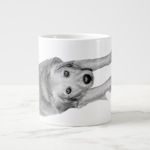 Harvest Morning Pup Large Coffee Mug