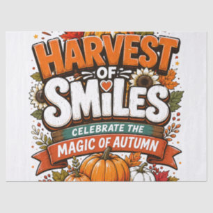 Harvest of Smiles Shirt Fall Pumpkin T-Shir Tissue Paper
