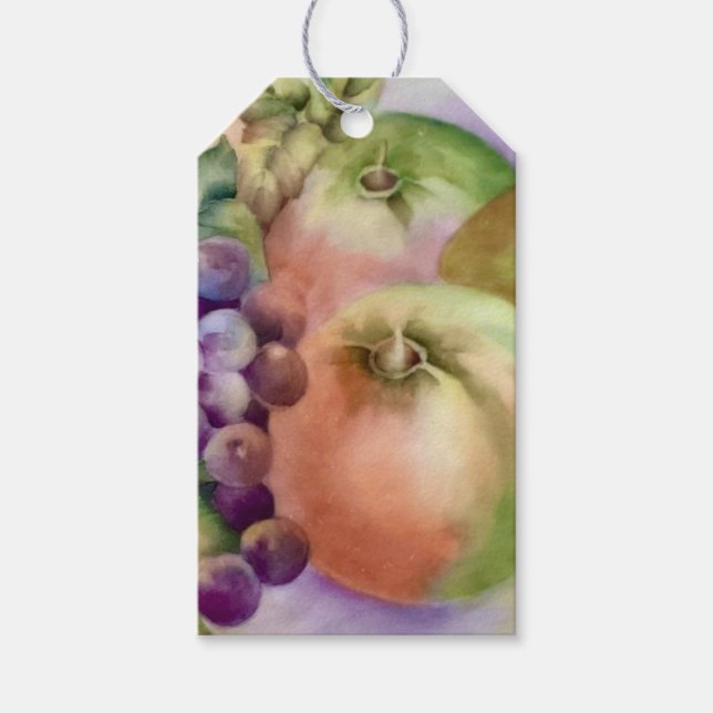 Harvest Produce Gift Packaging | Pears & Apples Tags (Front)