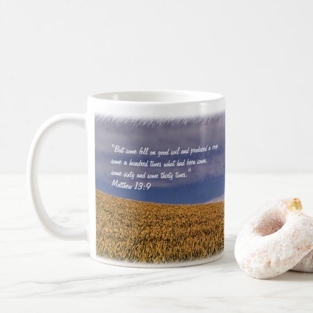 Harvest Promise Inspirational Mug (With Donut)