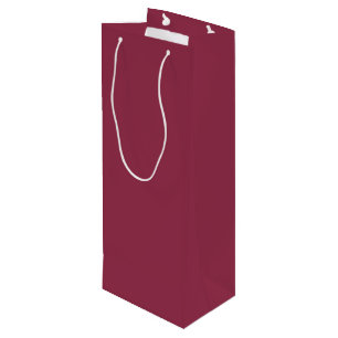 Harvest Red Pink Solid Colour 2022 Colour Trend Hu Wine Gift Bag