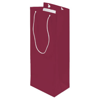 Harvest Red Pink Solid Colour 2022 Colour Trend Hu Wine Gift Bag