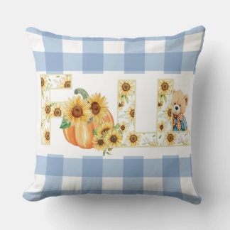 Harvest Ride – Teddy in Vintage Truck Reversible Cushion