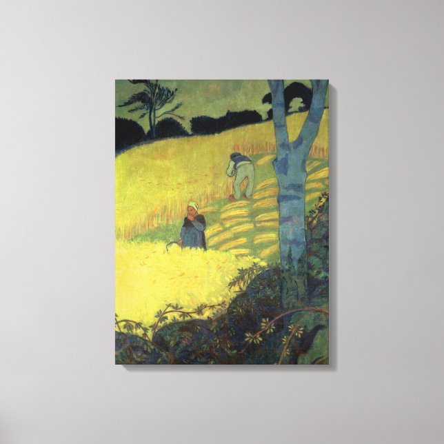 Harvest Scene Canvas Print (Front)