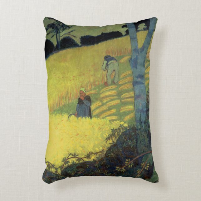 Harvest Scene Decorative Cushion (Front(Vertical))