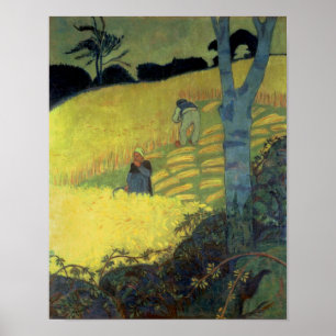 Harvest Scene Poster