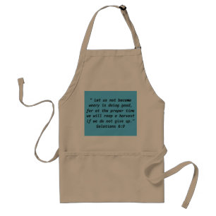 "Harvest" Scripture Apron