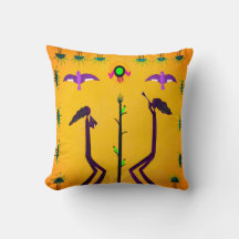 Harvest Song Throw Pillow
