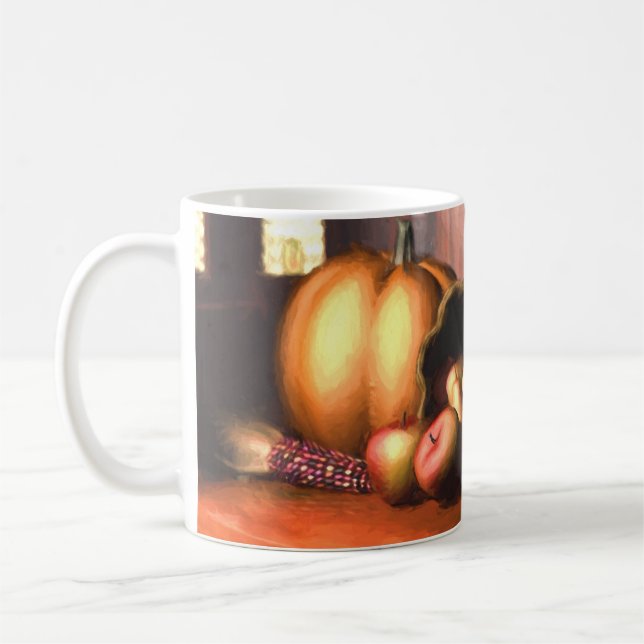 Harvest Still Life Coffee Mug (Left)