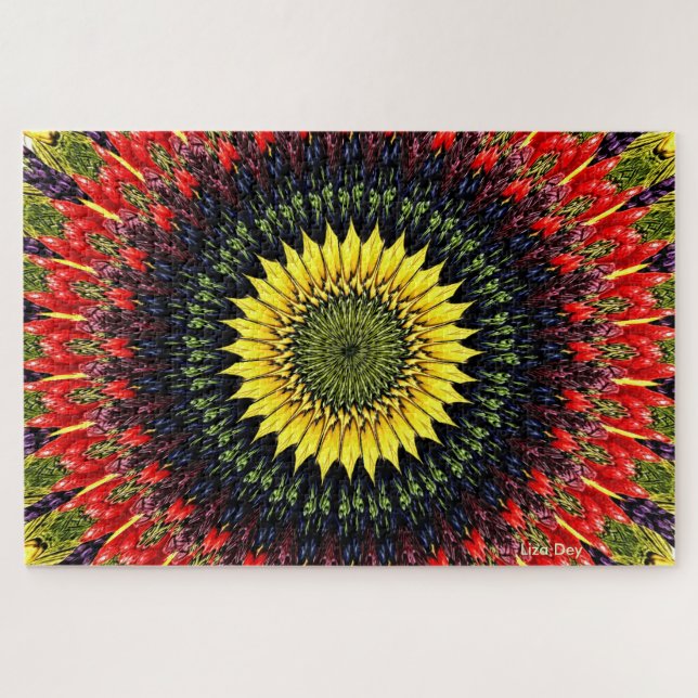 Harvest Sunflower Jigsaw Puzzle (Horizontal)