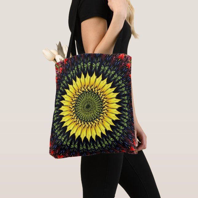 Harvest Sunflower Tote Bag (Close Up)
