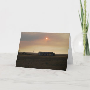 Harvest Sunset Greeting Card