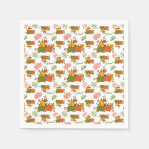 Harvest Thanksgiving Paper Napkin