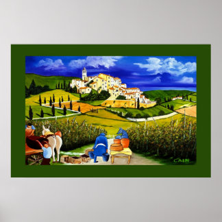 HARVEST THE GRAPES POSTER