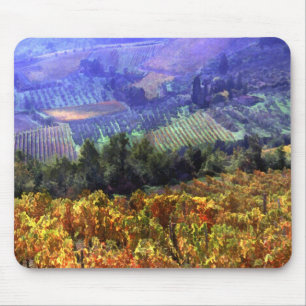 Harvest Time at the Vineyard Mouse Mat