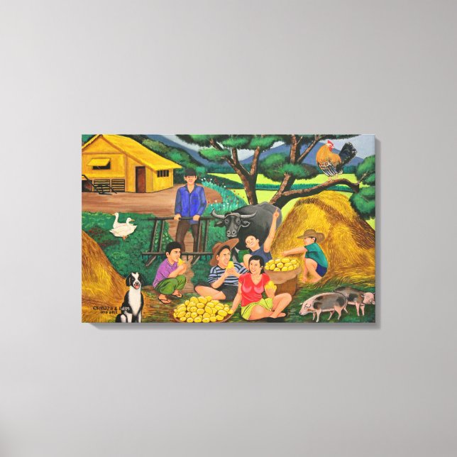 Harvest Time Canvas Print (Front)