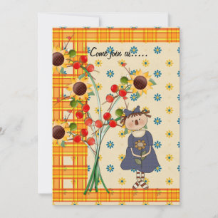 Harvest Time Gathering invitation