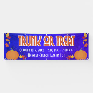 Harvest Trunk or Treat Banner