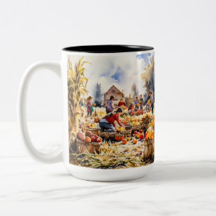 Harvest Two-Tone Coffee Mug