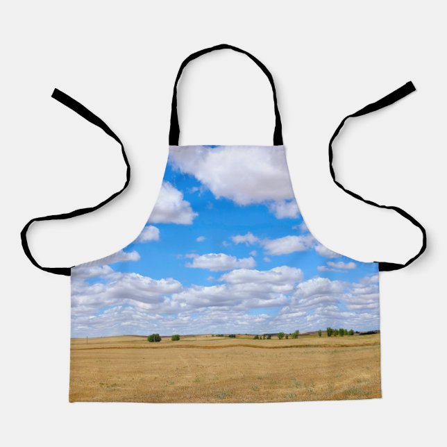 Harvested wheat fields  apron (Front)
