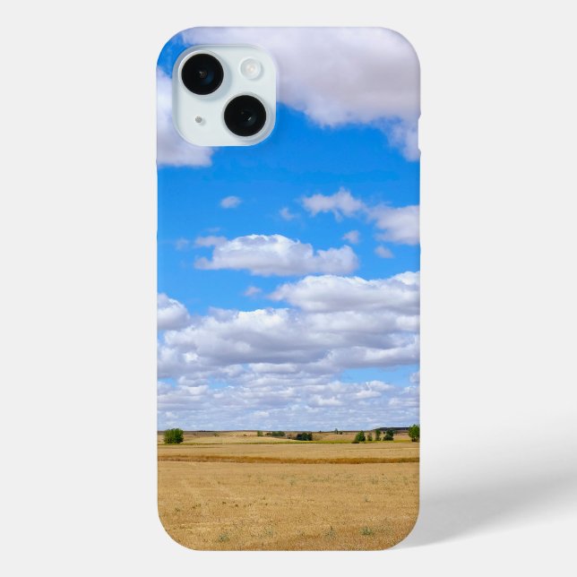 Harvested wheat fields  Case-Mate iPhone case (Back)